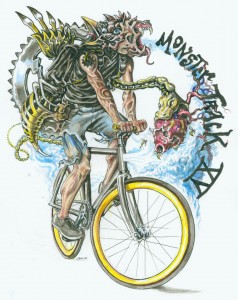 Monster Track XV - Poster by Greg Ugalde