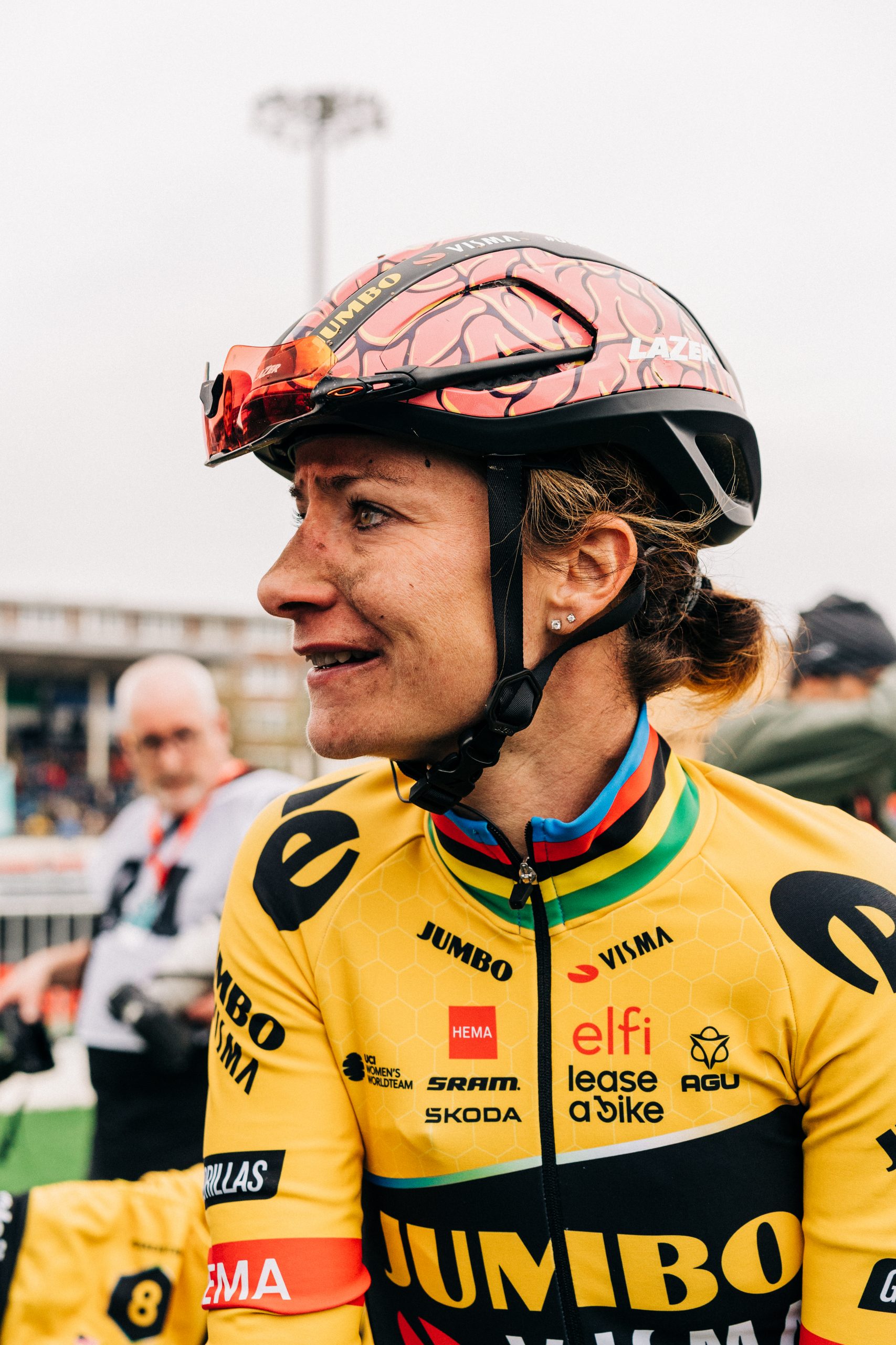 Marianne Vos at Paris-Roubaix finish
