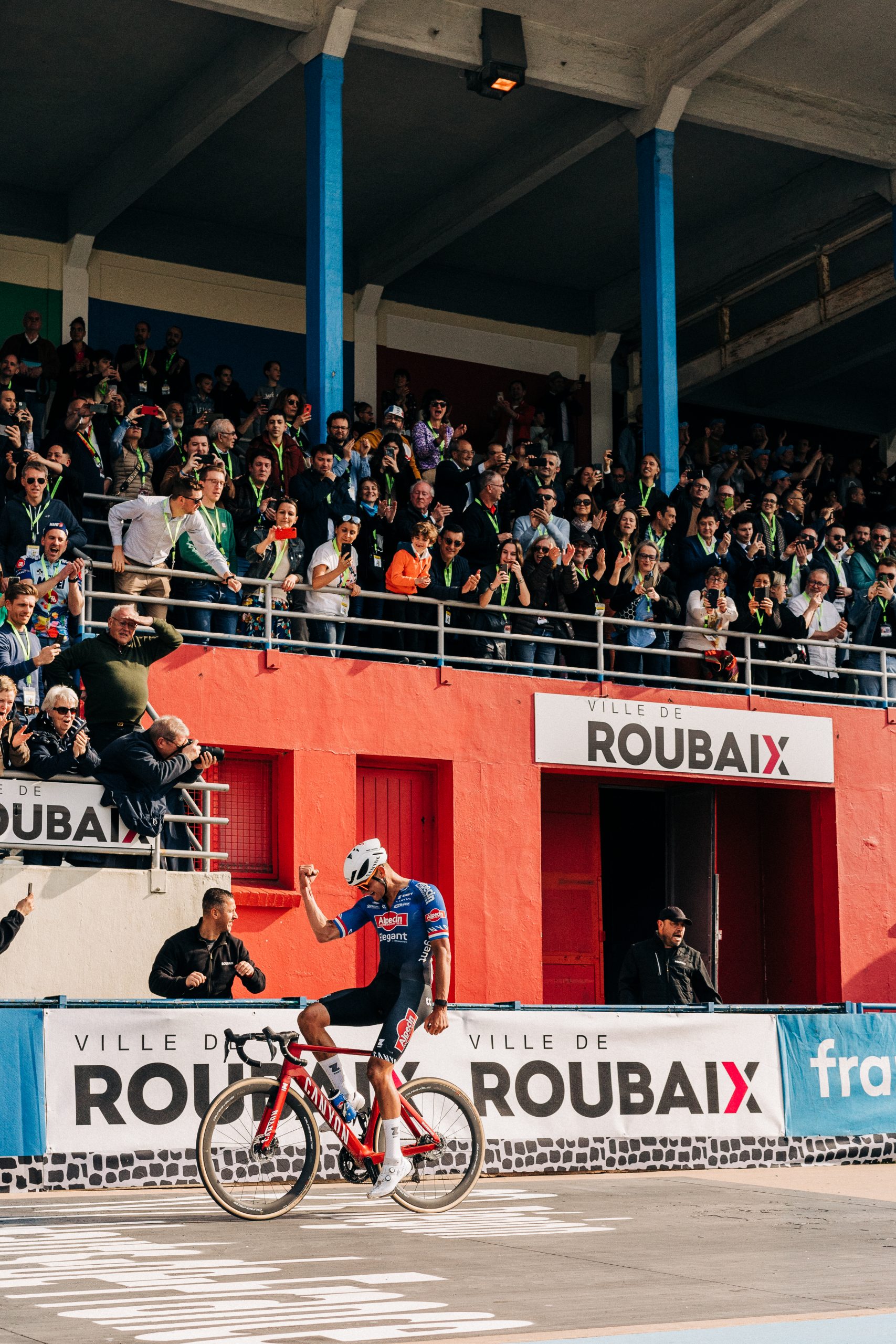 Mathieu van der Poel wins Paris-Roubaix